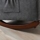 preview thumbnail 28 of 40, Velvet Rocking Chair with Side Pocket, Comfy Accent Chair with High Back, Upholstered Nursery Rocking Lounge Chair