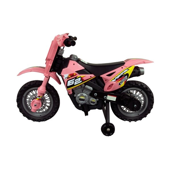 pink racing quad 6v ride on charger