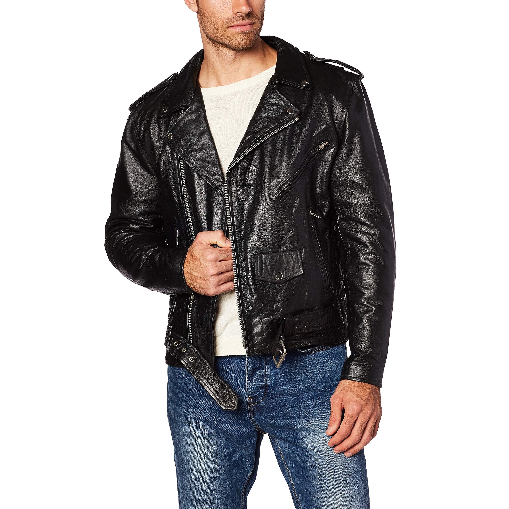 Milwaukee Mens Vented Updated Motorcycle Jacket Black, XXX-Large