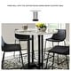 preview thumbnail 13 of 13, Signature Design by Ashley Centiar Black Bar Stool (Set of 2)