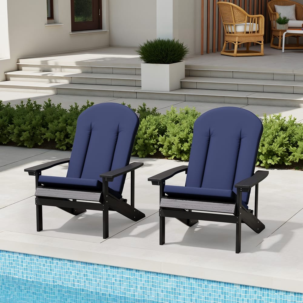 Pellebant Outdoor Adirondack Chairs Cushion High Back