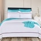 preview thumbnail 14 of 36, Superior Egyptian Cotton 1000 Thread Count Embroidered Scroll Duvet Cover Set White-Plum - California King
