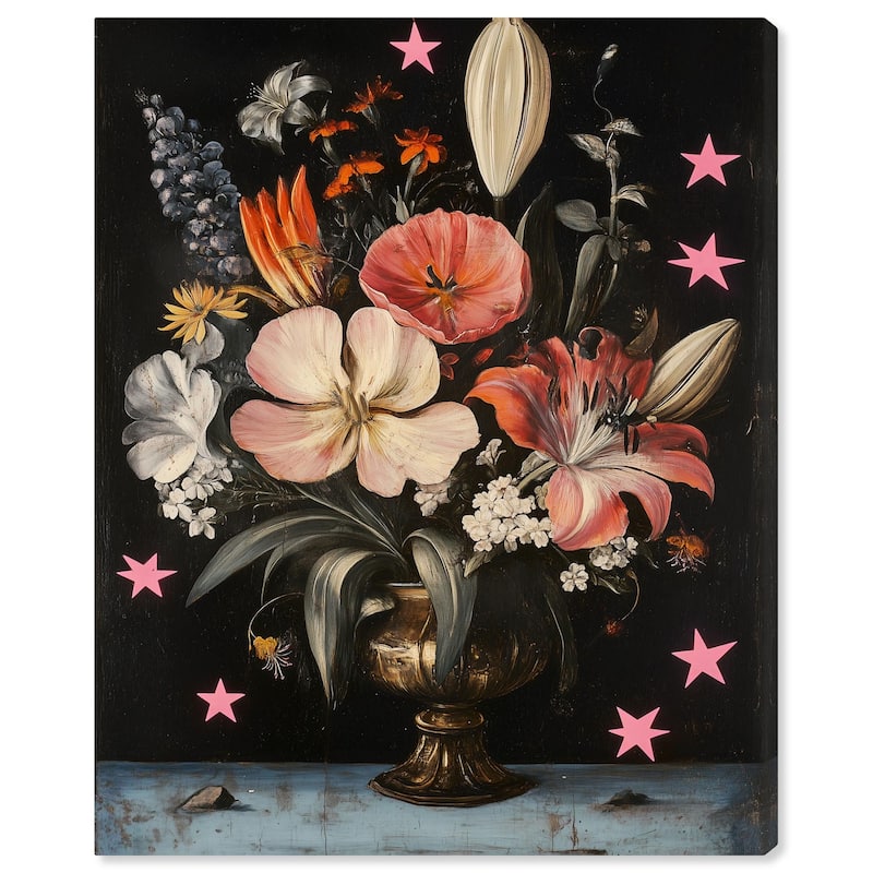 TANY's Floral Universe I Canvas by Art Remedy, Gallery Wrapped - 30" x 36"