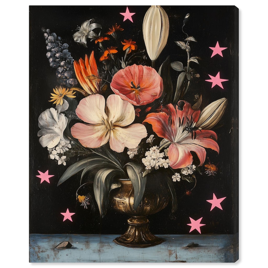 TANY's Floral Universe I Canvas by Art Remedy, Gallery Wrapped