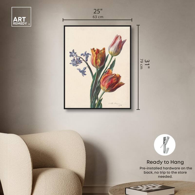 Tulips 1892 Canvas by Art Remedy