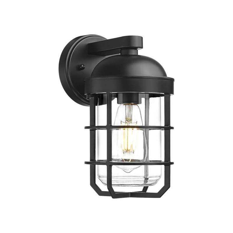1 Light light fixture black wall sconce metal wall light