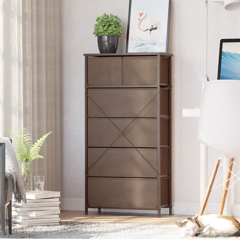 Pellebant 6 Drawers Vertical Dresser Storage Tower