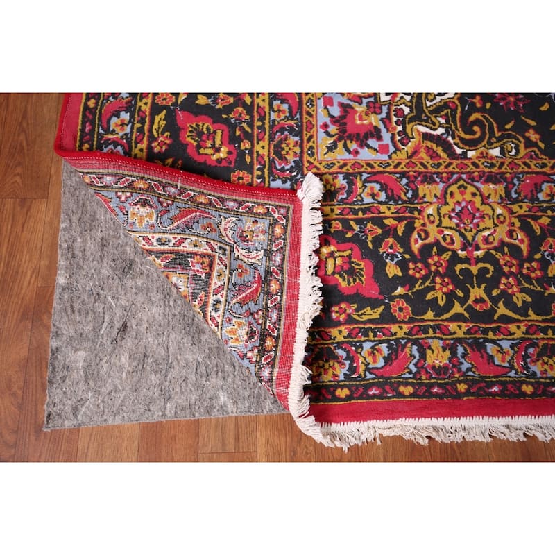 Medallion Kashan Turkish Area Rug Machine Made Carpet - 9'8" x 13'0"