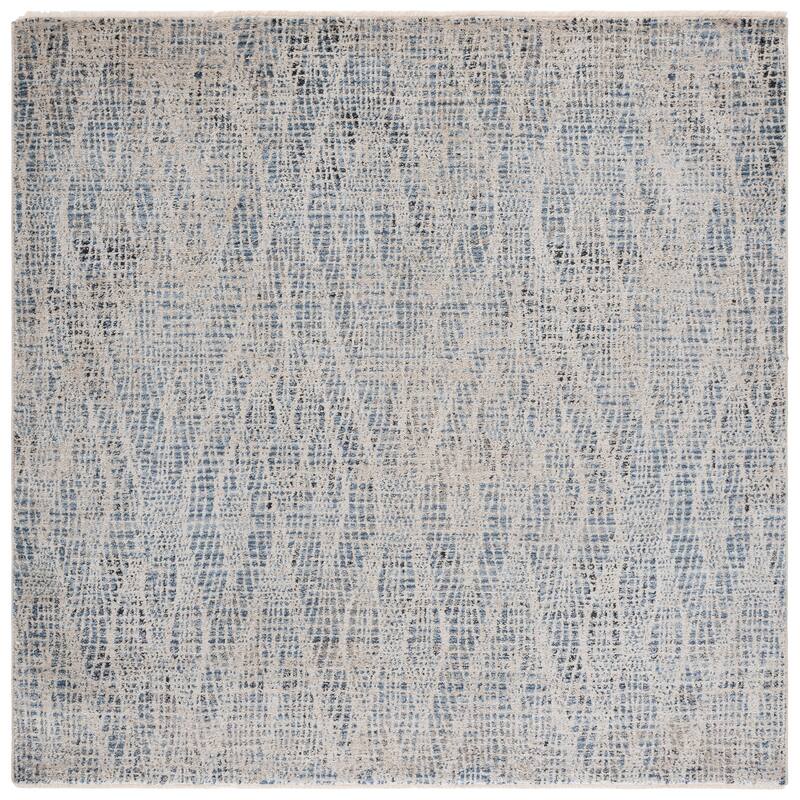 SAFAVIEH Grove Morgan Modern Rug - 6'7" Square - Blue/Beige