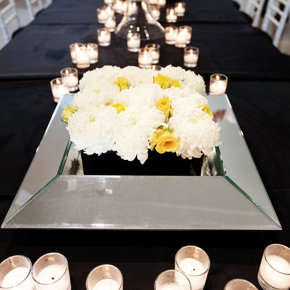 Allan Andrews Square Shadowbox Amalfi Accent Wall Mirror Bed Bath