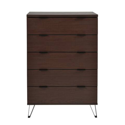 Norcross 5 Drawer Wide Dresser by Christopher Knight Home