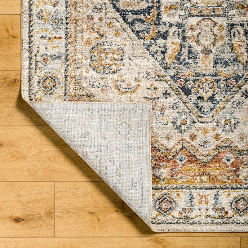 Livabliss Beckham Traditional Medallion Area Rug