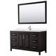 Option Dark Espresso / White Quartz Top / Polished Chrome