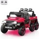 preview thumbnail 17 of 24, Ride on Car with 6 EVA Wheels&4WD, 24V Battery Powered Electric Car for Ages 3-6 Kids Purple