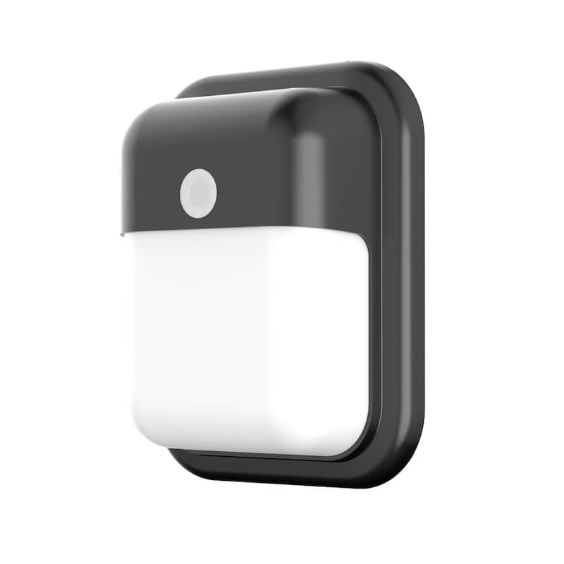 AFX PATW0608LAJEN Patton 8" Tall LED Outdoor Wall Sconce - Black / White