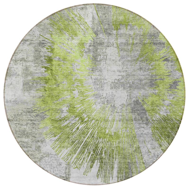 HomeRoots Abstract Transitional Rectangle Outdoor Rug