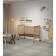 preview thumbnail 3 of 51, 3-In-1 Convertible Crib In Natural, Made Of Sustainable Pinewood, Non-Toxic Finish, Comes With Locking Wheels