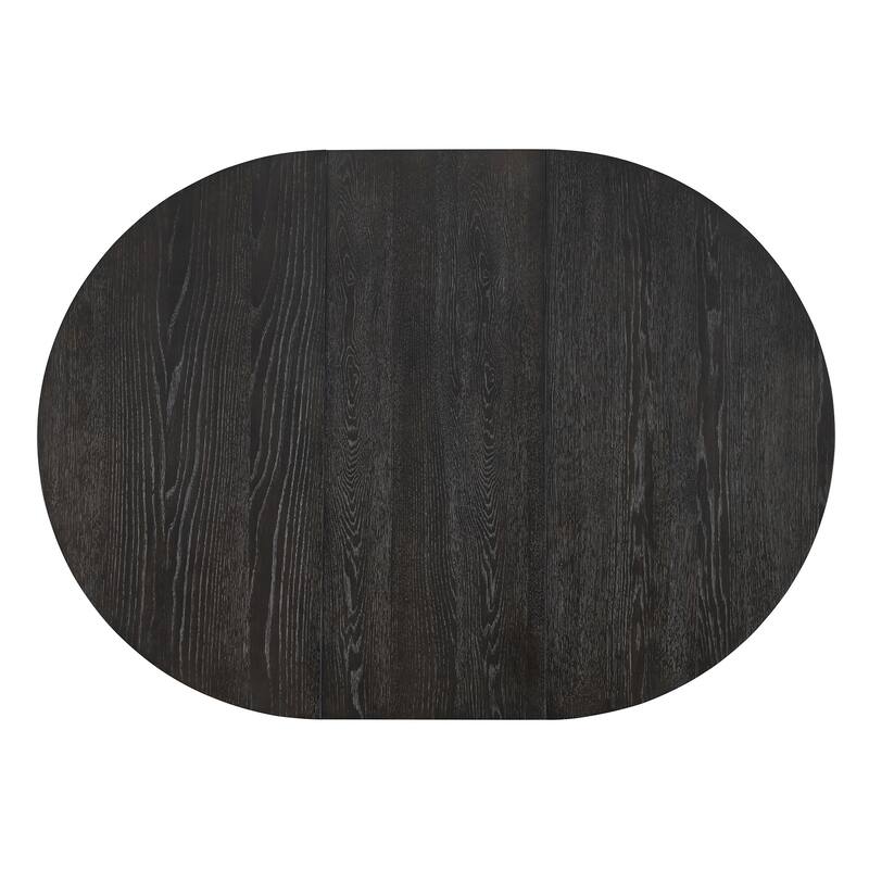 Extendable Dining Table with 16-inch Leaf