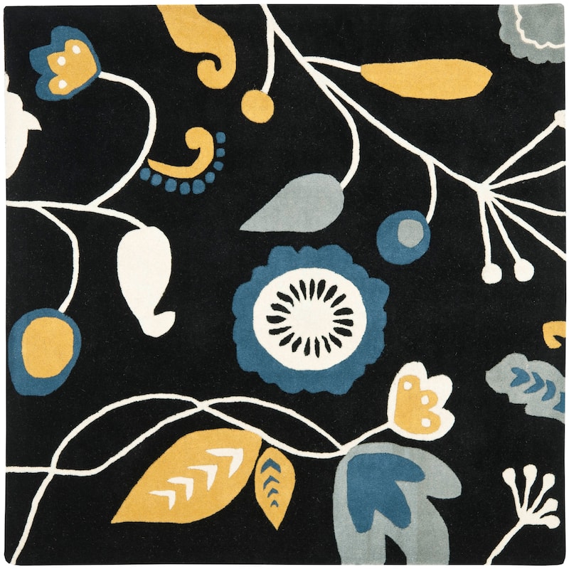 SAFAVIEH Handmade Soho Kaleena Floral N.Z. Wool Rug