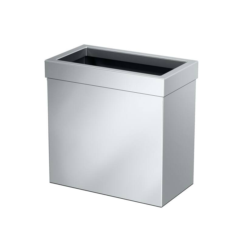 Gatco 11-1/4" Stainless Steel Rectangular Waste Basket