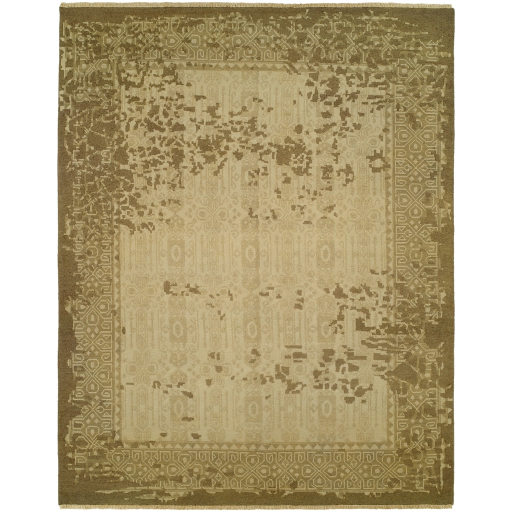 Modern Flatweave Wool Area Rug