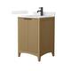 Option Natural Oak / Giotto Quartz Top / Matte Black