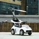 preview thumbnail 6 of 24, 3-in-1 Baby Push Car, Foot-to-Floor Ride-On with Removable Handle, Canopy, Music & Horn for Ages 12-36 Months