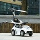 preview thumbnail 6 of 6, Push Car for Kids 1-3 Years, 3 in 1 Ride on Sliding Car, Foot to Floor Baby Push Car with Removable Handle, Music, Horn, Canopy
