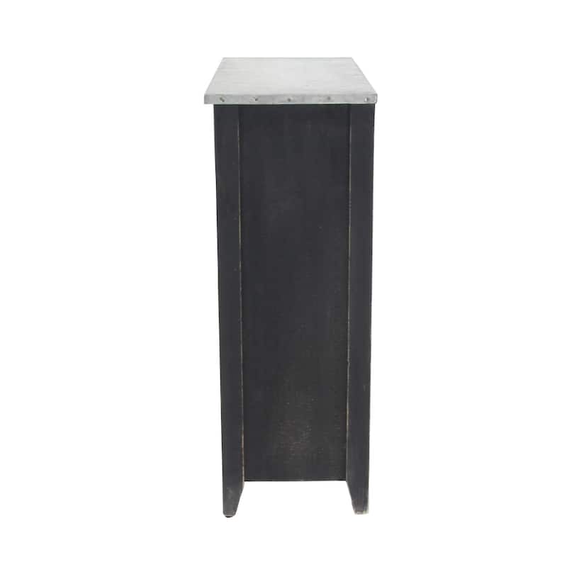 Wood Standing Wine Rack - Black - Roche River Decor