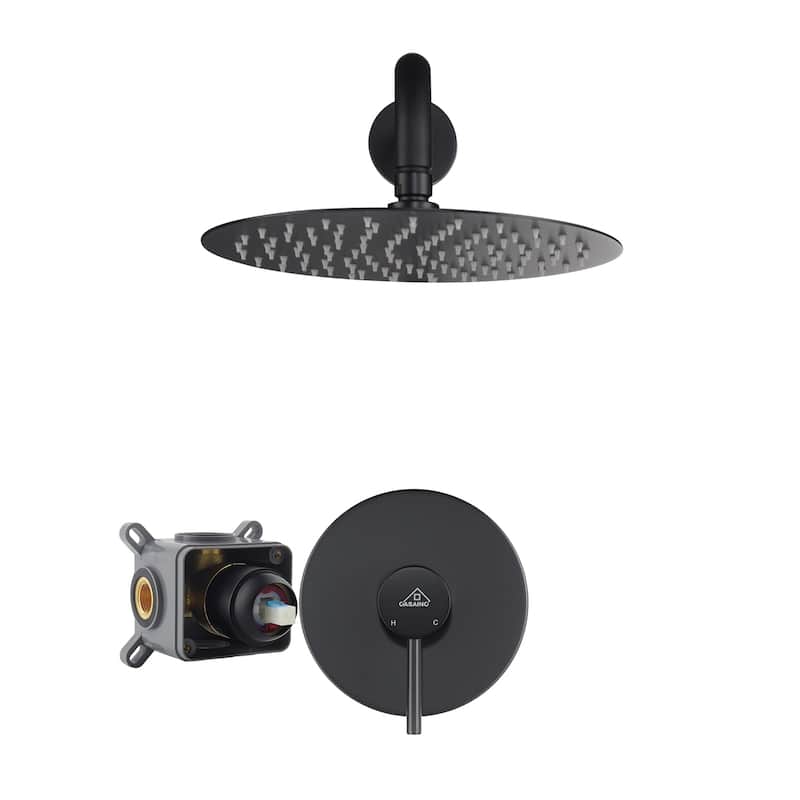 Round Single Functions Wall Mount Shower Faucet