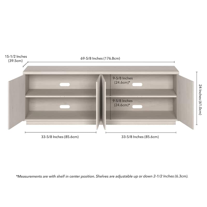 Hanson Rectangular TV Stand for TV's up to 75"