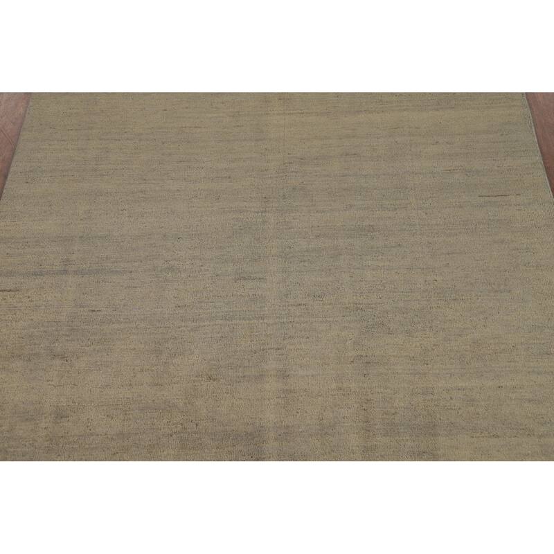 Gabbeh Modern Area Rug Hand-Knotted Wool Carpet - 4'9" x 6'7"