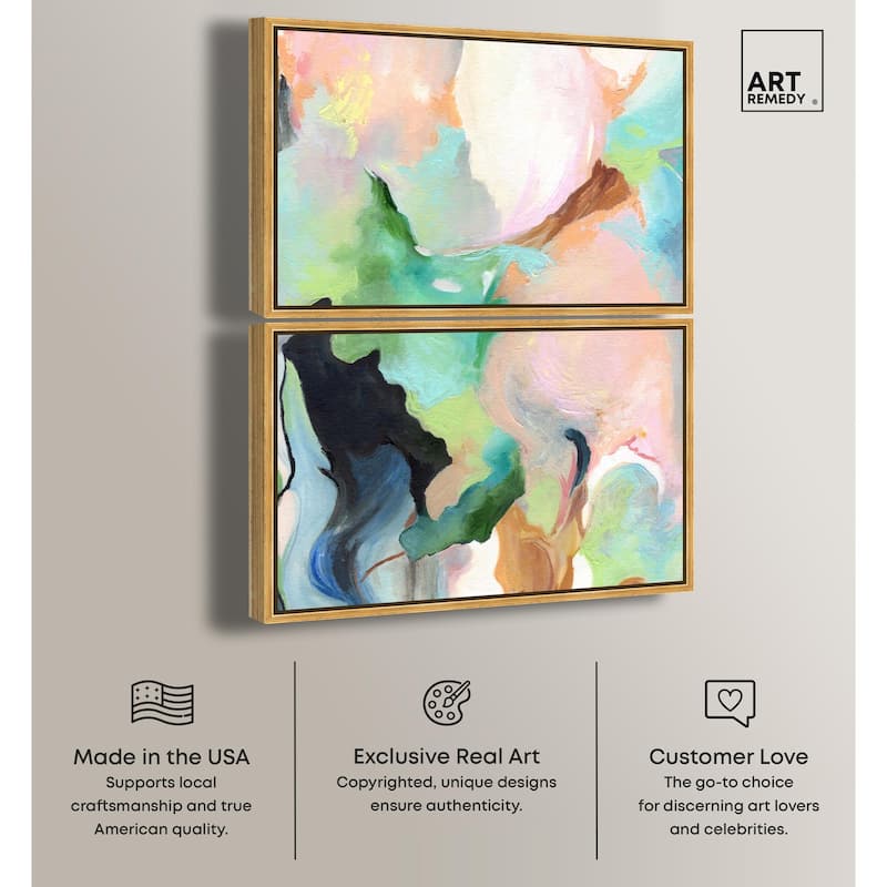 The Dreamer part II Canvas Set of 2 by Art Remedy
