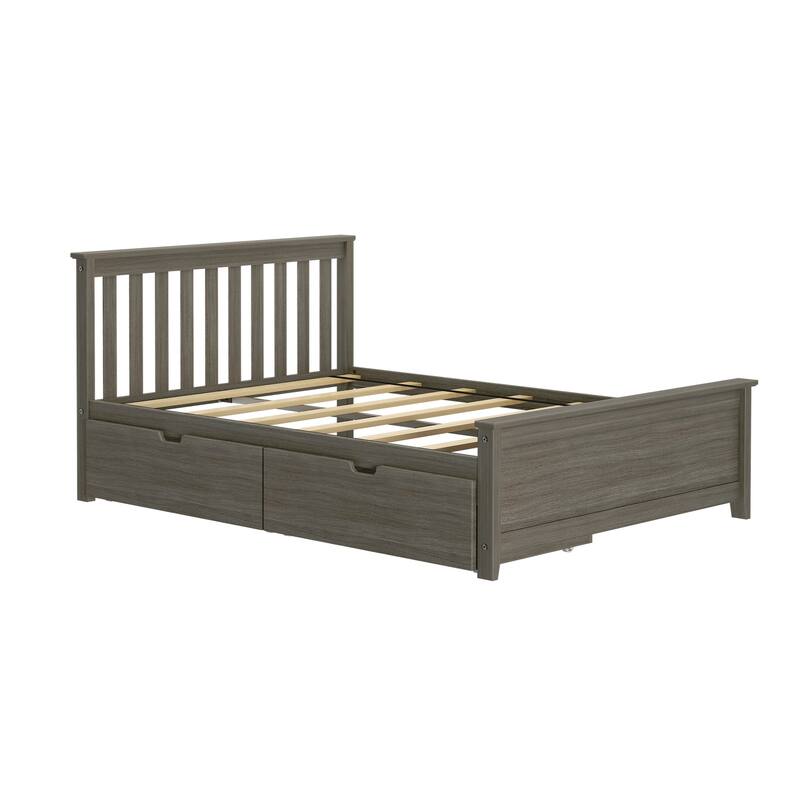 Max and Lily Full Bed with Under Bed Storage Drawers