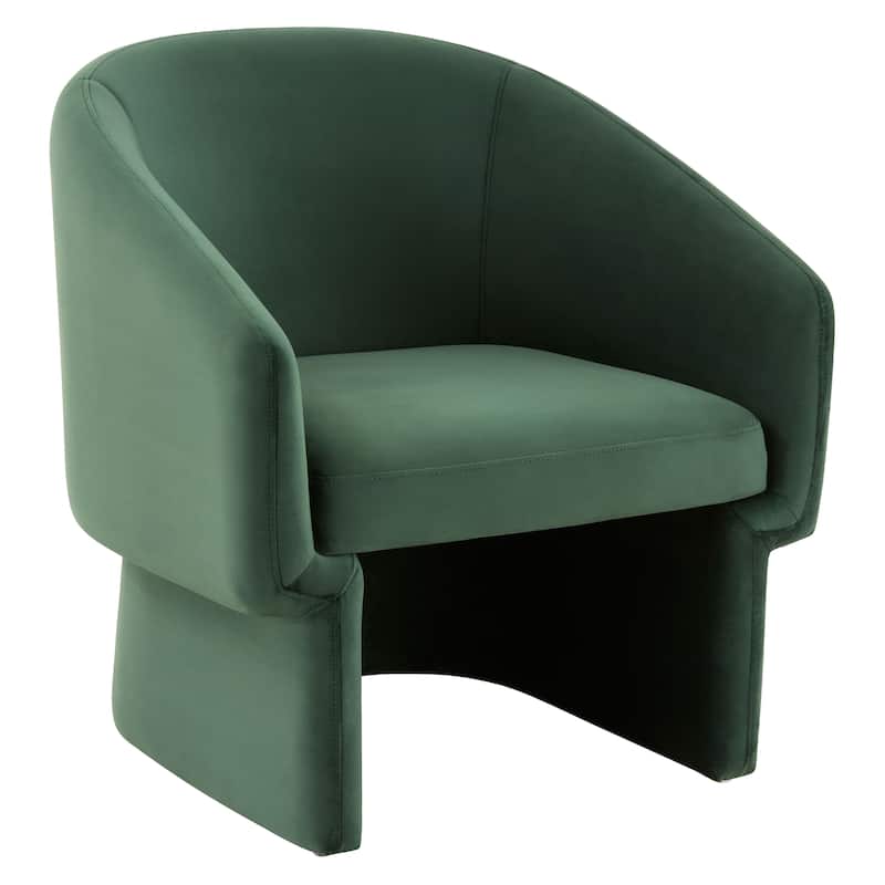 SAFAVIEH Couture Pagona Barrel Back Accent Chair (Fully Assembled) - 30Wx29Dx32H