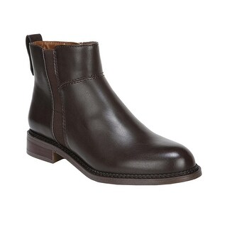 franco sarto leather strap booties
