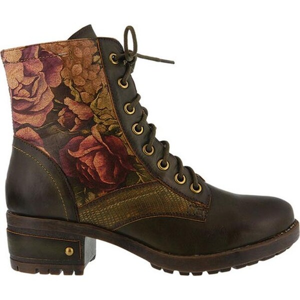 spring step lace up boots