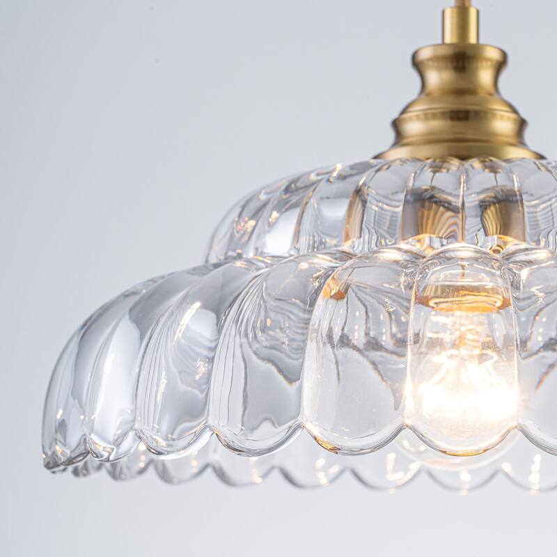 Starsky Modern 1-Light Single Novelty Glass Pendant