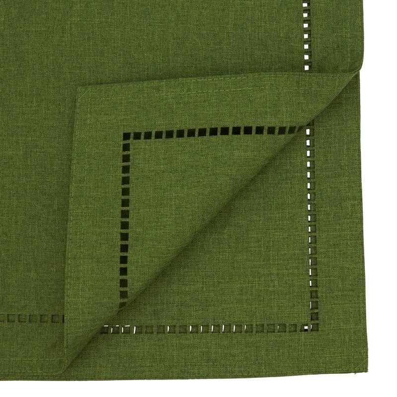 Table Runner with Laser-cut Hemstitch