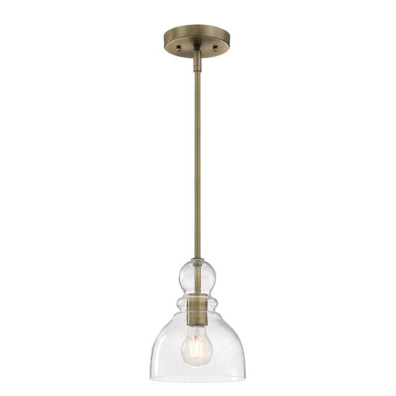 Westinghouse Lighting Fiona One-Light Mini Pendant - 1-Light (bulb included) - Antique Brass