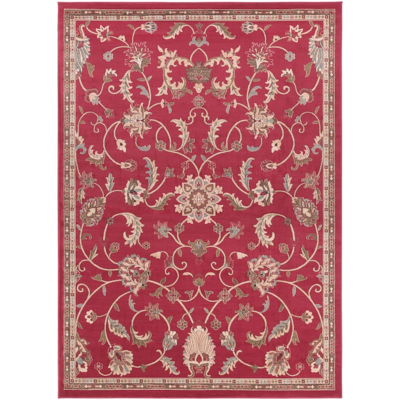 Livabliss Lanier Traditional Floral Area Rug