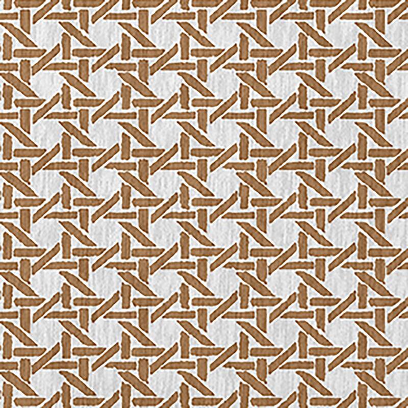 Rattan Geometric Rug
