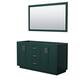 Option Green, Brushed Nickel Trim, No Top