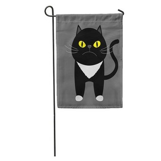 Overstock Black Kitten Cat Yellow Eyes Cute Cartoon Funny Character Kawaii Garden Flag Decorative Flag House Banner 28x40 Inch All Seasons From Overstock Com Daily Mail