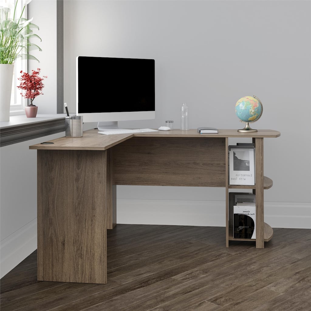 Avenue Greene Abbott L Desk with Bookshelves