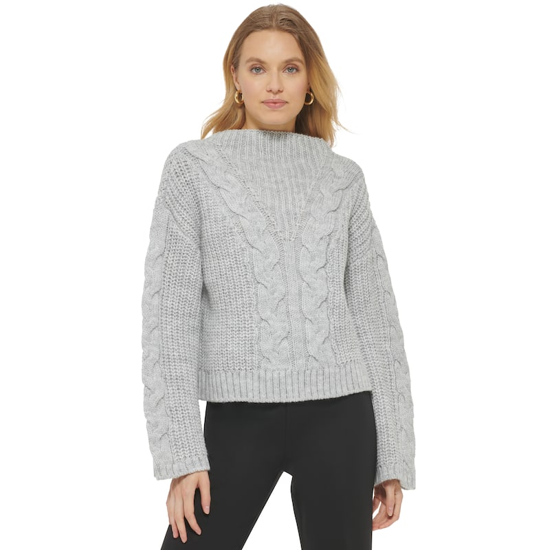 DKNY Oversized Cable Knit Sweater