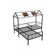 preview thumbnail 6 of 7, Twin Size Sturdy Metal Frame Playhousebed with Seating Area,Easy Sssemble,Exclusive Space for Them During the Playtime.