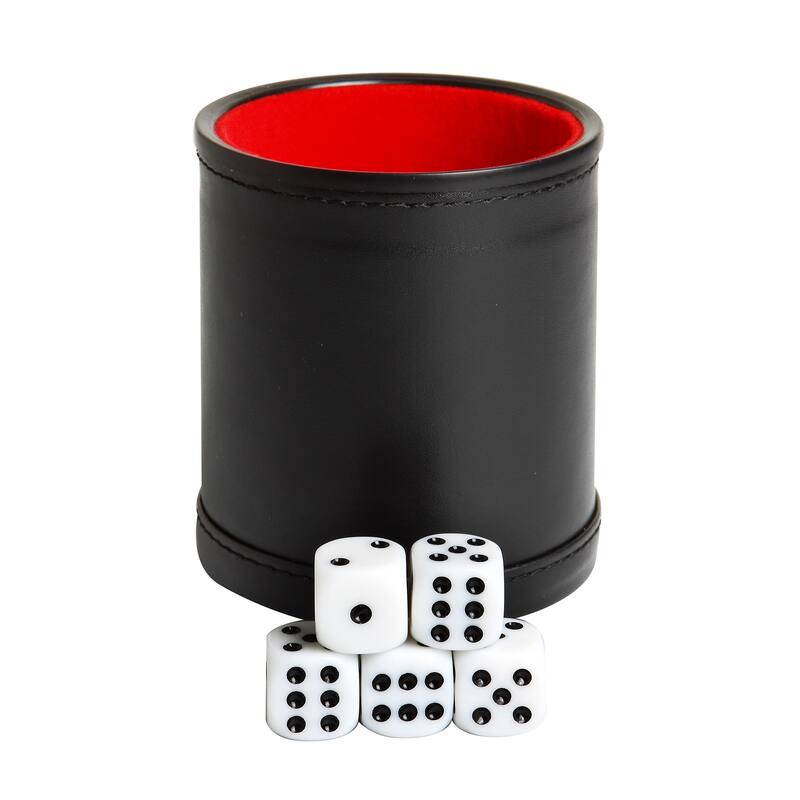 Hathaway Modifier Dice Cup w/ 5 Dice - Black