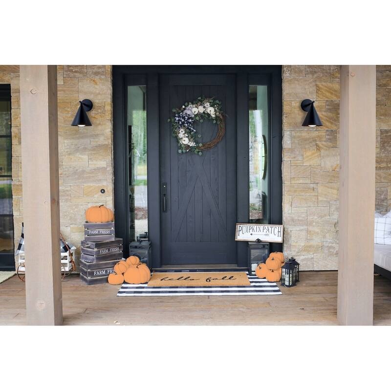 Modern LED Outdoor Wall Sconce Set of 2