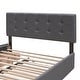preview thumbnail 23 of 22, Queen Size Bed with 2 Storage Drawers and a Twin XL Trundle, Upholstered Platform Queen Bed Frame with Tufted Headboard